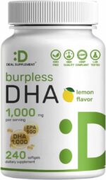 Deal Supplement DHA EPA Omega 3 Fish oil Brain Heart & Joint Health 240 Softgels