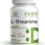 Deal Supplement L-Theanine 400mg Extra Strength Amino Acids for Focus & Relaxation Support 400 Caps