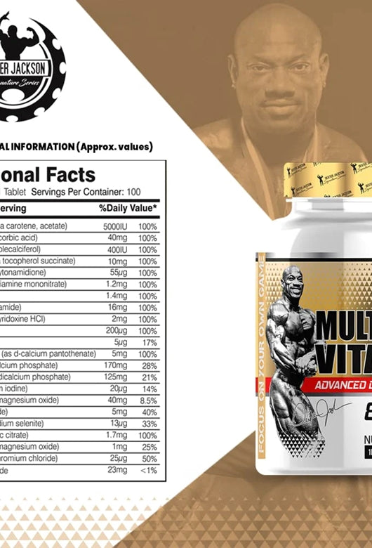 Dexter Jackson MultiVitamin 100 Tablet - Görsel 2