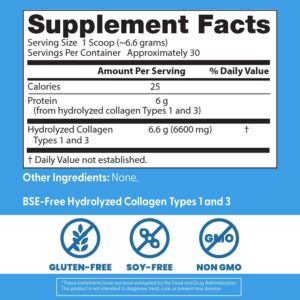 Doctor's Best Pure Collagen Types 1 & 3 Promotes Healthy Skin Hair & Nails – Bone & Joint Support 200 g - Görsel 4