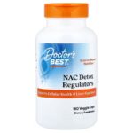 Doctor’s Best 600 mg Nac Detox Selenium Molybdenum Regulators 180 Caps