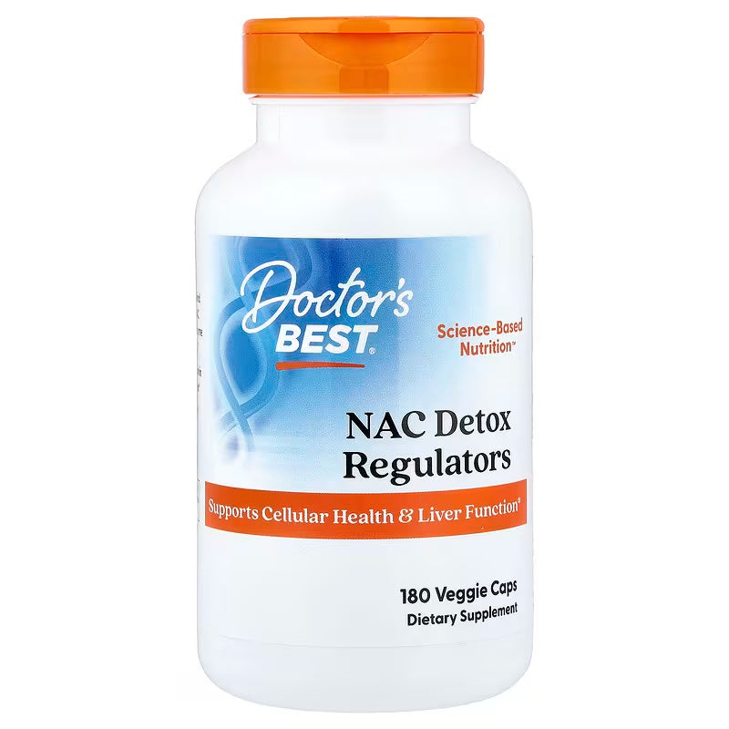Doctor’s Best 600 mg Nac Detox Selenium Molybdenum Regulators 180 Caps