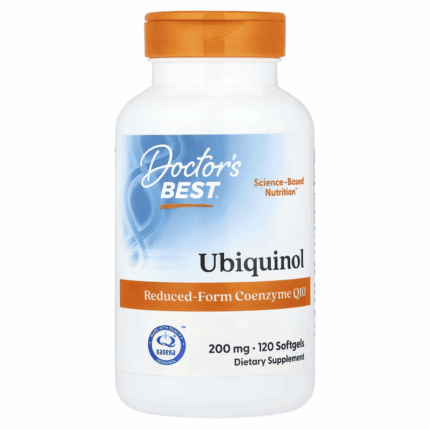 Doctor's Best Kaneka Ubiquinol Coenzyme Coq10 Q10 200 mg 120 Softgels