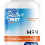Doctors Best MSM Supports Hair Skin, Nails & Joints Methylsulfonylmethane 120 Tablet