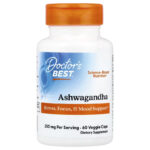 Doctor’s Best Ashwagandha with Sensoril Stress Focus and mood support 60 Veggie Caps