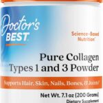 Doctor's Best Pure Collagen Types 1 & 3 Promotes Healthy Skin Hair & Nails – Bone & Joint Support 200 g