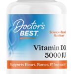 Doctor's Best Vitamin D3 5000 IU Men & Women - Vitamin D Immune System 360 Softgels