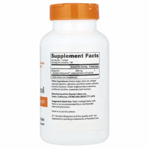 Doctor’s Best Kaneka Ubiquinol  Coenzyme Coq10 Q10 200 mg 120 Softgels