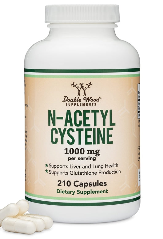 DOUBLE WOOD N-Acetyl Cysteine NAC 210 500 mg caps