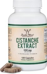 Double Wood Cistanche Tubulosa Extract Test For men Anti-aging 500mg 120 Caps