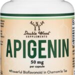 Double Wood Apigenin Bioflavonoid Found in Chamomile Tea for Relaxation, Sleep 120 Caps