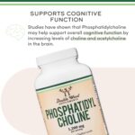 Double Wood Phosphatidylcholine Sunflower and Soy Lecithin Brain Health 1,200mg – 210 Softgels - Görsel 2