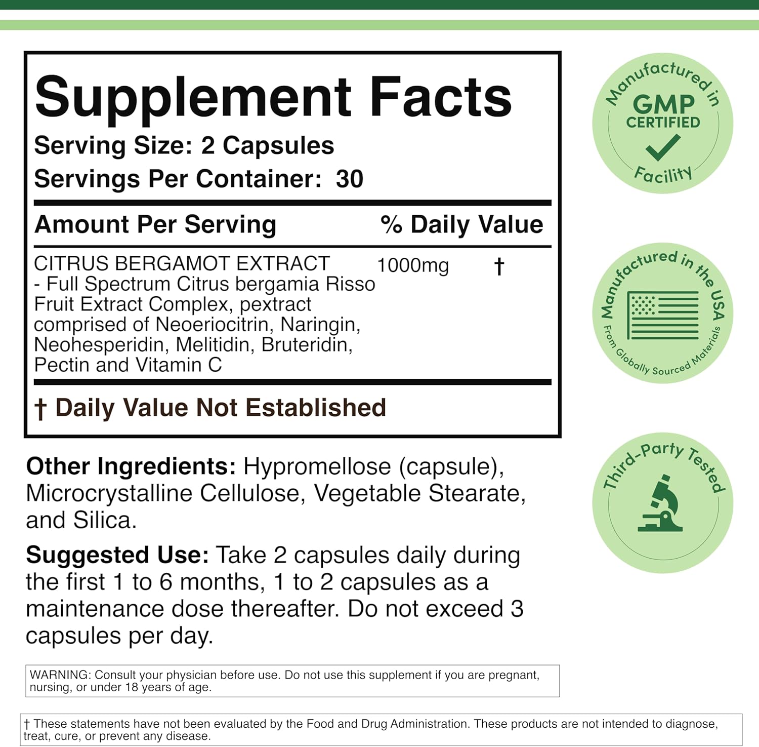 Double Wood Citrus Bergamot Liver 1000 Mg 60 Caps - Görsel 3