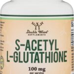 Double Wood S-Acetyl Liposomal L-Glutathione Antioxidant 100mg 60 Caps
