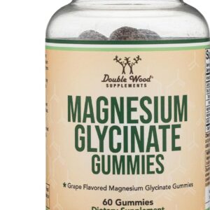 Double Wood High Magnesium Glycinate 400mg 60 Gummies