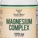 Double Wood Magnesium Complex Citrate Bisglycinate Taurate Malate L-Aspartate Orotate and Ascorbate 180 Caps