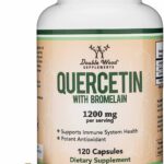 Double Wood Quercetin with Bromelain 1,200mg Immune Health Men and Women 120 Caps