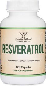 Double Wood 50% Trans Resveratrol Polygonum Root Healthy Aging 500mg 120 Caps