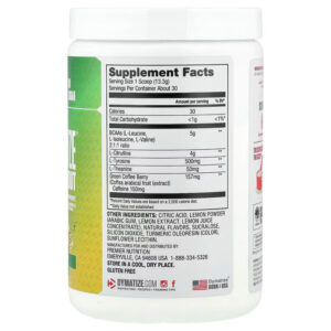 Dymatize Energyze PreWorkout With Bcaa 400 gr