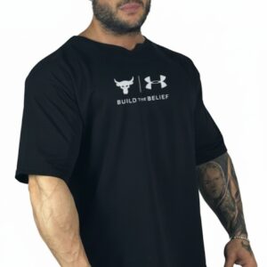OVERSIZE TİŞÖRT BUILD THE BELIEF SİYAH
