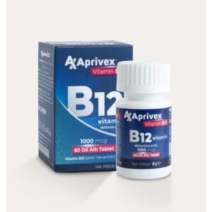 Aprivex Vitamin B12 1000 mcg 60 dil altı tablet