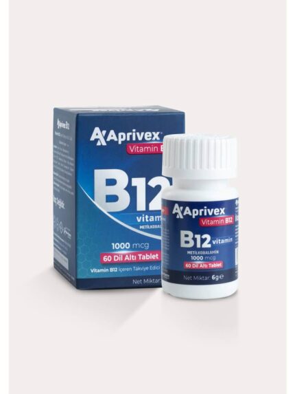 Aprivex Vitamin B12 1000 mcg 60 dil altı tablet
