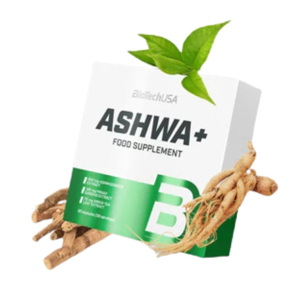 Biotech USA Ashwagandha+Panax Ginseng+Egcg+Caffeine+Green Tea 700Mg - 30 caps - Görsel 2