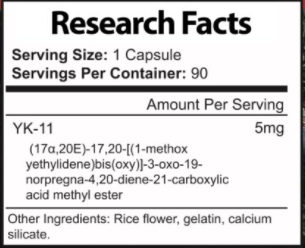 Lawless Labs Myosarm, YK11 – 90 Kapsül – USA
