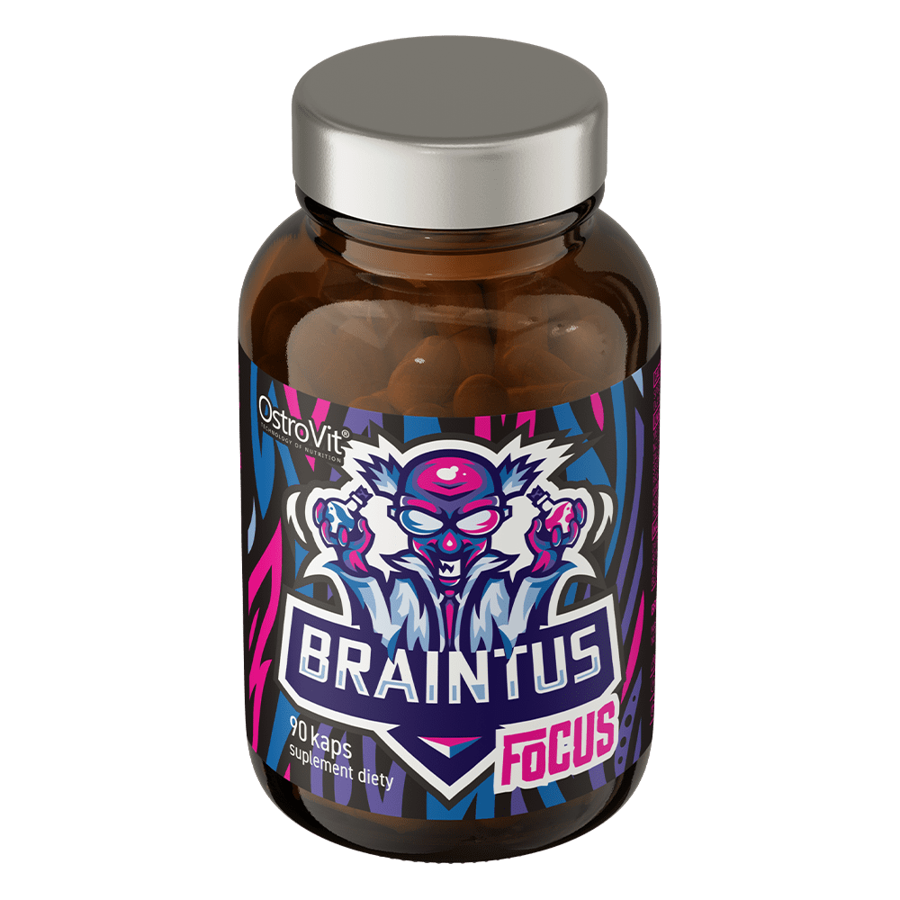 OstroVit Braintus Focus Theanine Bacopa Choline Brain 90 caps - Görsel 2