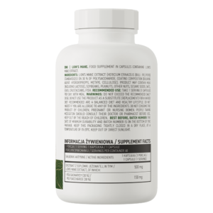 OstroVit Lion's Mane (Aslan Yelesi Özü)  VEGE 500 mg 60 capsules - Görsel 2