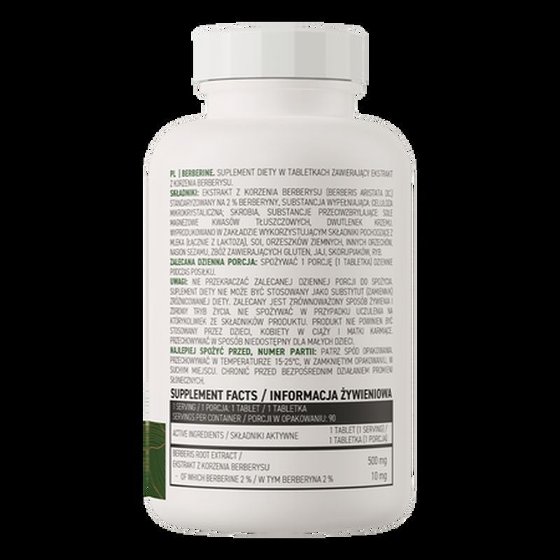 OstroVit Berberine VEGE 500 mg 90 tablets - Görsel 2