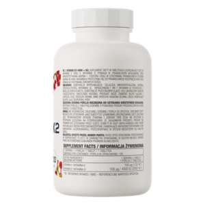 OstroVit Vitamin D3 4000 IU  K2 100 tablet - Görsel 2