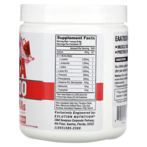 EVLution Nutrition EAA Pre & Post Workout Amino Acids 7000 282 Gram