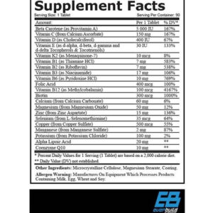 EVERBUILD Vita Sport ONE A DAY Multivitamin / 90 Tabs