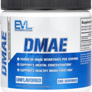 EVLution Nutrition DMAE Brain & Cognitive Mental Concentration Support 286 servis