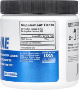 EVLution Nutrition DMAE Brain & Cognitive Mental Concentration Support 286 servis - Görsel 2