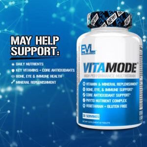 EVLution Nutrition VitaMode Sports Multivitamins Bone, Eye, & Immune Support 60 Tablets - Görsel 2