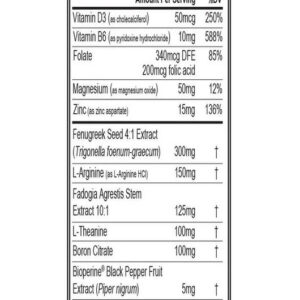 EVLution Nutrition TestMode Booster Fenugreek Boron Fadogia Agrestis