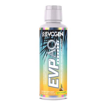 Evogen EVP-AQ Liquid Glycerol Muscle Volumizer PreWorkout for Pumps Vascularity Hydration 473 ml