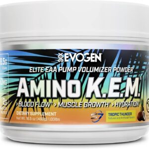 Evogen Amino K.E.M EAA & BCAA Powder Pump Amino Acids Muscle Growth Hydration 468 gr
