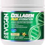 Evogen Collagen Plus Hydration Grass Fed Skin Vitality Joint & Tissue Health | Vanilla 378 gr