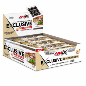 AMIX Exclusive Protein Bar 12x85g - Mocha Coffe