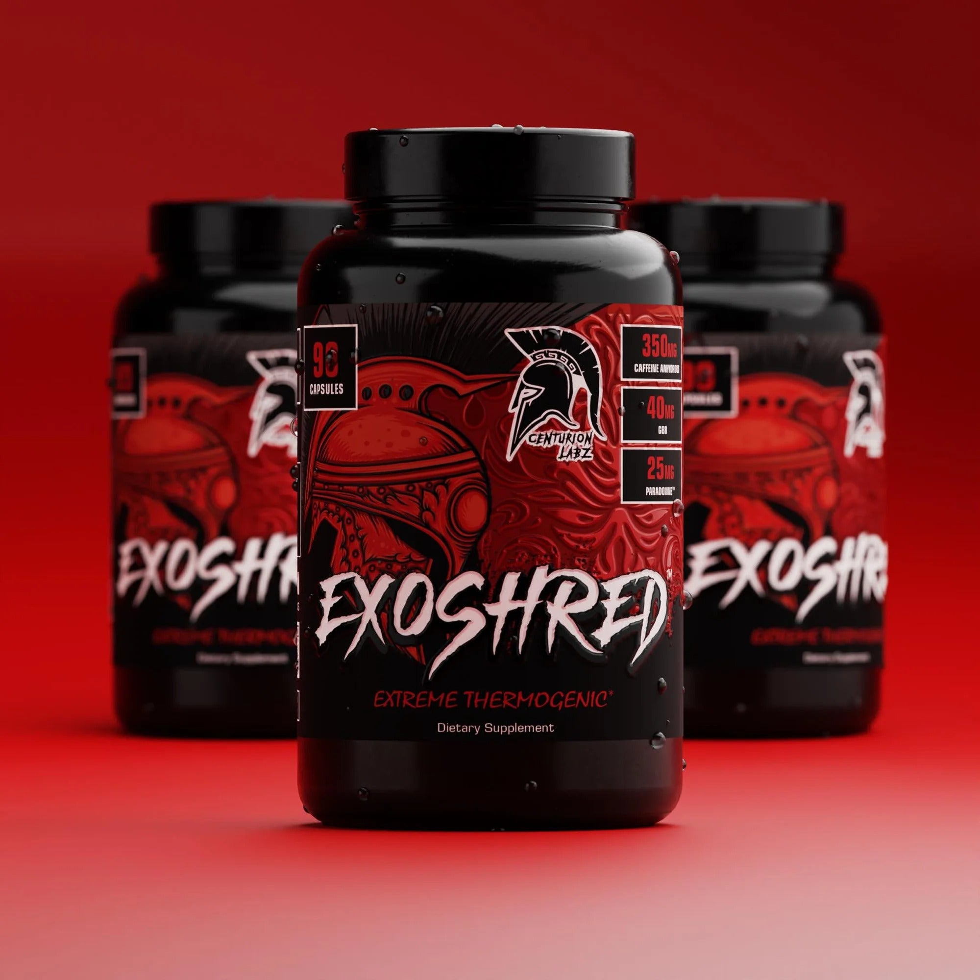 Centurion Labz Exoshred Extreme Thermogenic Burner Yohimbine 90 Kapsül