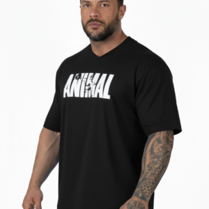 OVERSIZE TİŞÖRT ANIMAL SİYAH