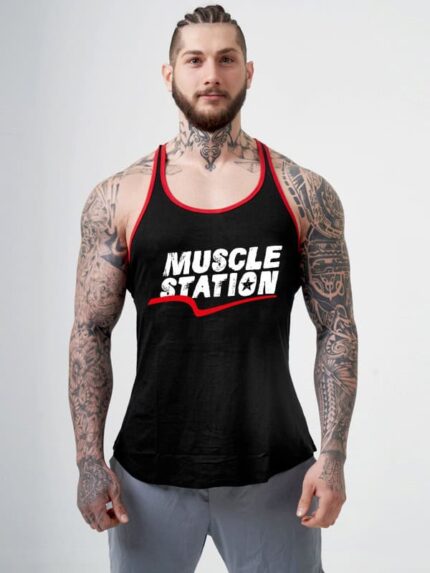 Muscle Station Siyah Atlet (L/XL)