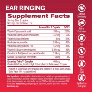 Lipo Flavonoid Ear Ringing Pantothenic Acid + Niacin+İnositol 150 Caps (Kulak çınlaması) - Görsel 3