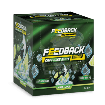 Feedback Nutrition Caffeine Shot 24 Shot 30 Ml 24 Servis Nane-Limon Aromalı