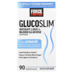 Force Factor Glucoslim Berberine Hcl Weight Loss Blood Glucose Support 90 Vegetable Capsules
