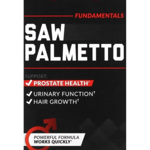 Force Factor Saw Palmetto Prostate Supplement Urinary Function, Prostate Relief & Hair Growth with BioPerine for Superior Absorption 60 Caps
