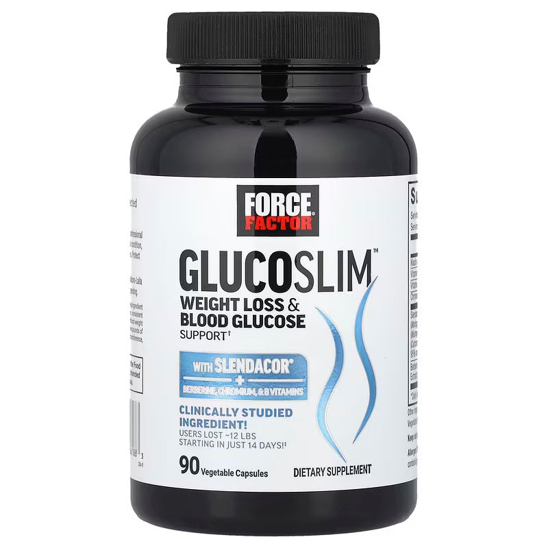 Force Factor Glucoslim Berberine Hcl Weight Loss Blood Glucose Support 90 Vegetable Capsules - Görsel 3